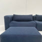 Bespoke Blue Sofa & Ottoman