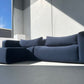 Bespoke Blue Sofa & Ottoman