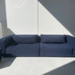 Bespoke Blue Sofa & Ottoman