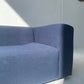 Bespoke Blue Sofa & Ottoman