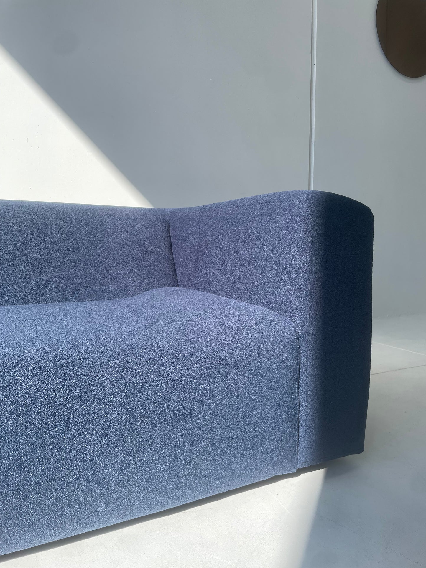 Bespoke Blue Sofa & Ottoman