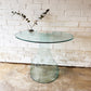 Vintage 1970's Fiam Glass Italian Console Table