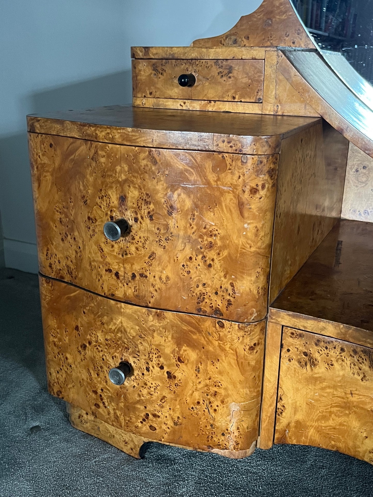 Art Deco Burl Dresser