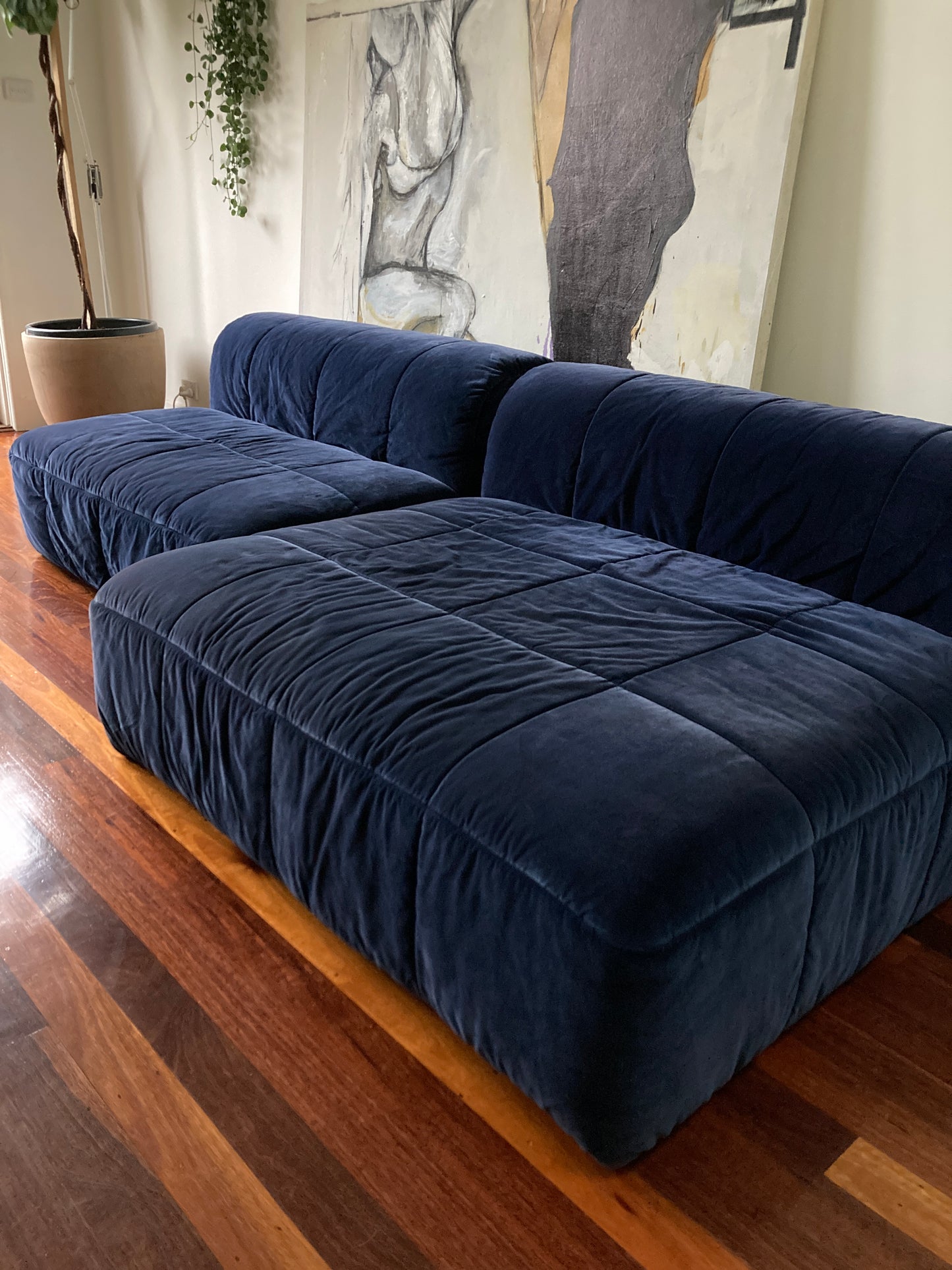 Arflex Strips Sofa by Cini Boeri