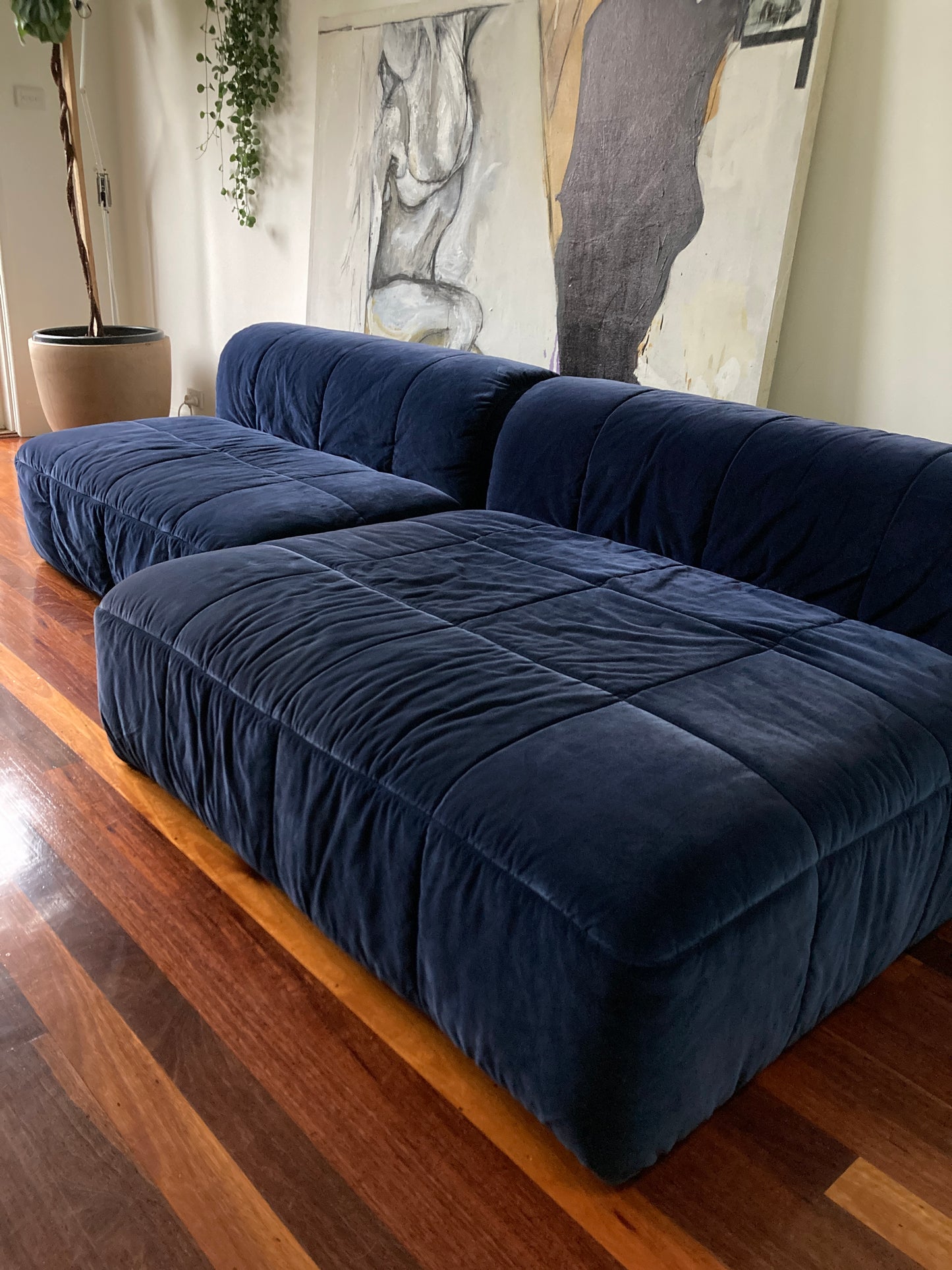 Arflex Strips Sofa by Cini Boeri