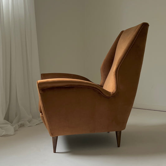 Italian Armchair by Gio Ponti for Isa Bergamo (attr.)