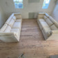 Large 10 Piece 1970's Modular Sofa - Recovered