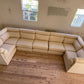 Large 10 Piece 1970's Modular Sofa - Recovered