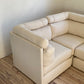 Large 10 Piece 1970's Modular Sofa - Recovered