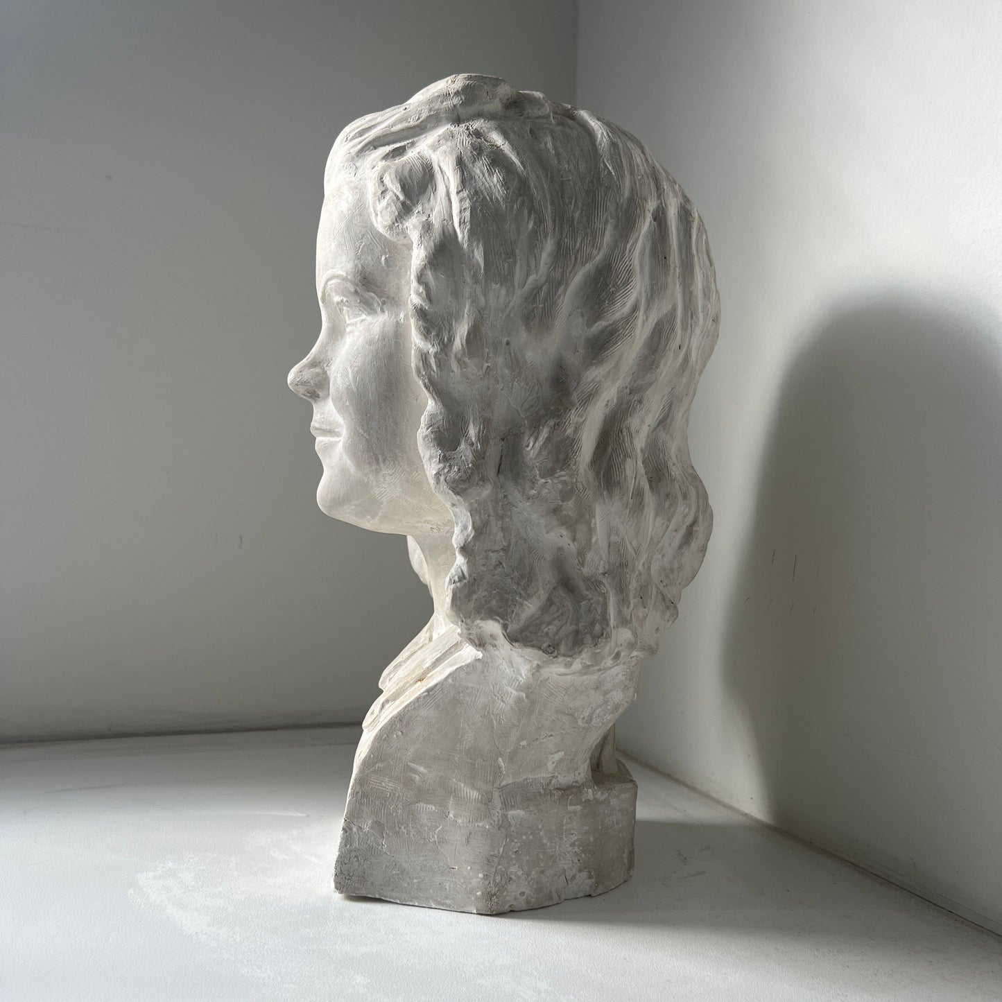 1930s Swedish Plaster Bust