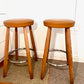 Pair of Hans Wegner CH58 Stools