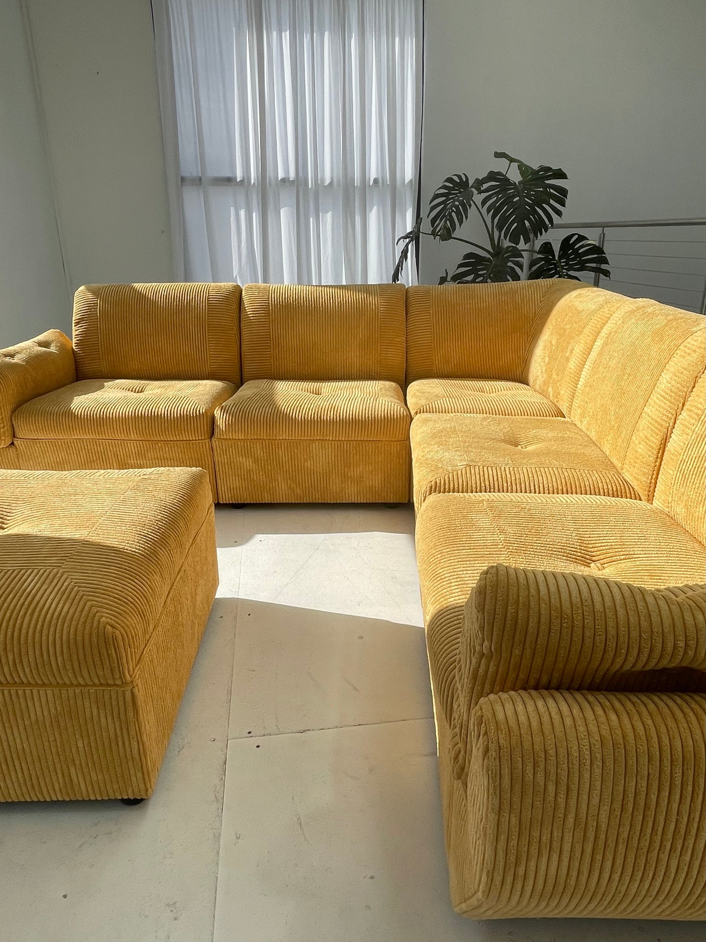 Bespoke Corduroy Modular Sofa