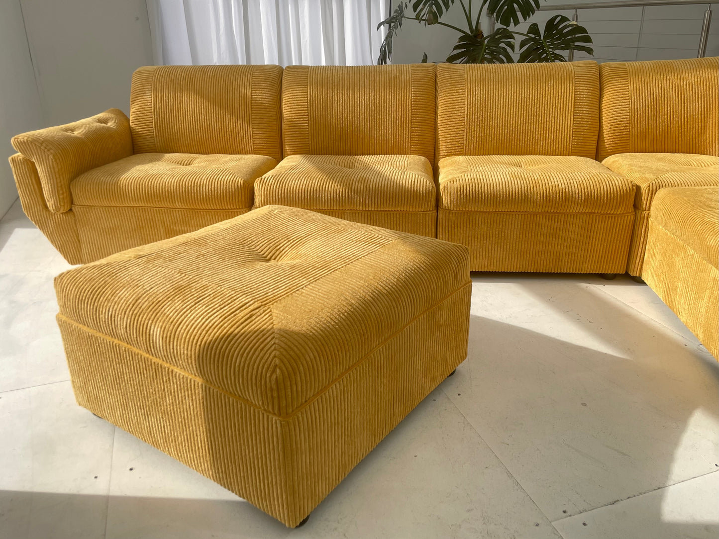 Bespoke Corduroy Modular Sofa