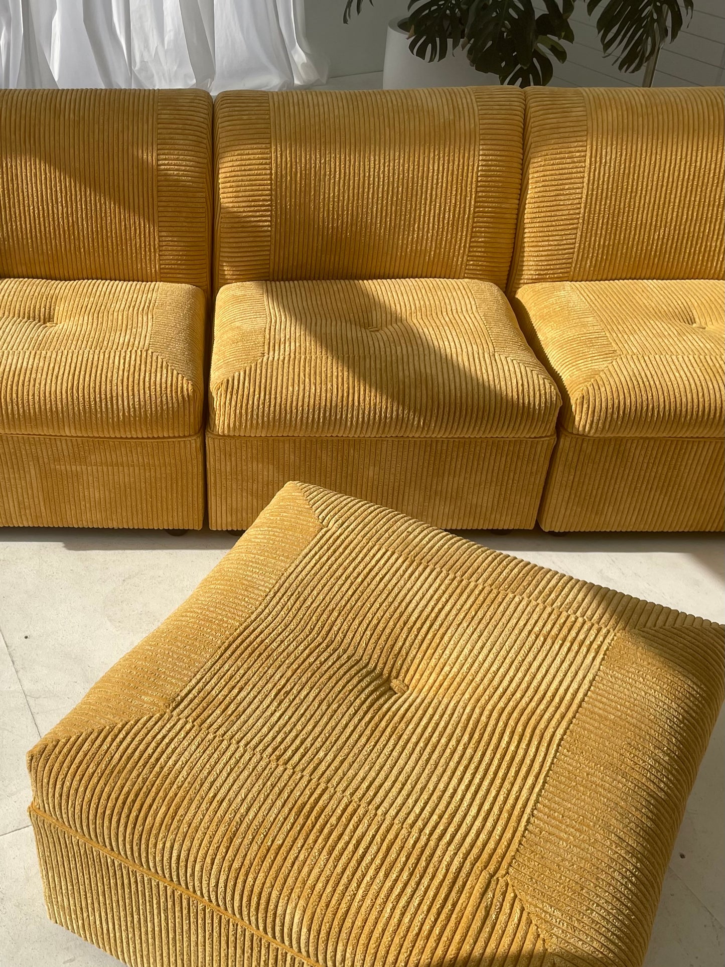 Bespoke Corduroy Modular Sofa