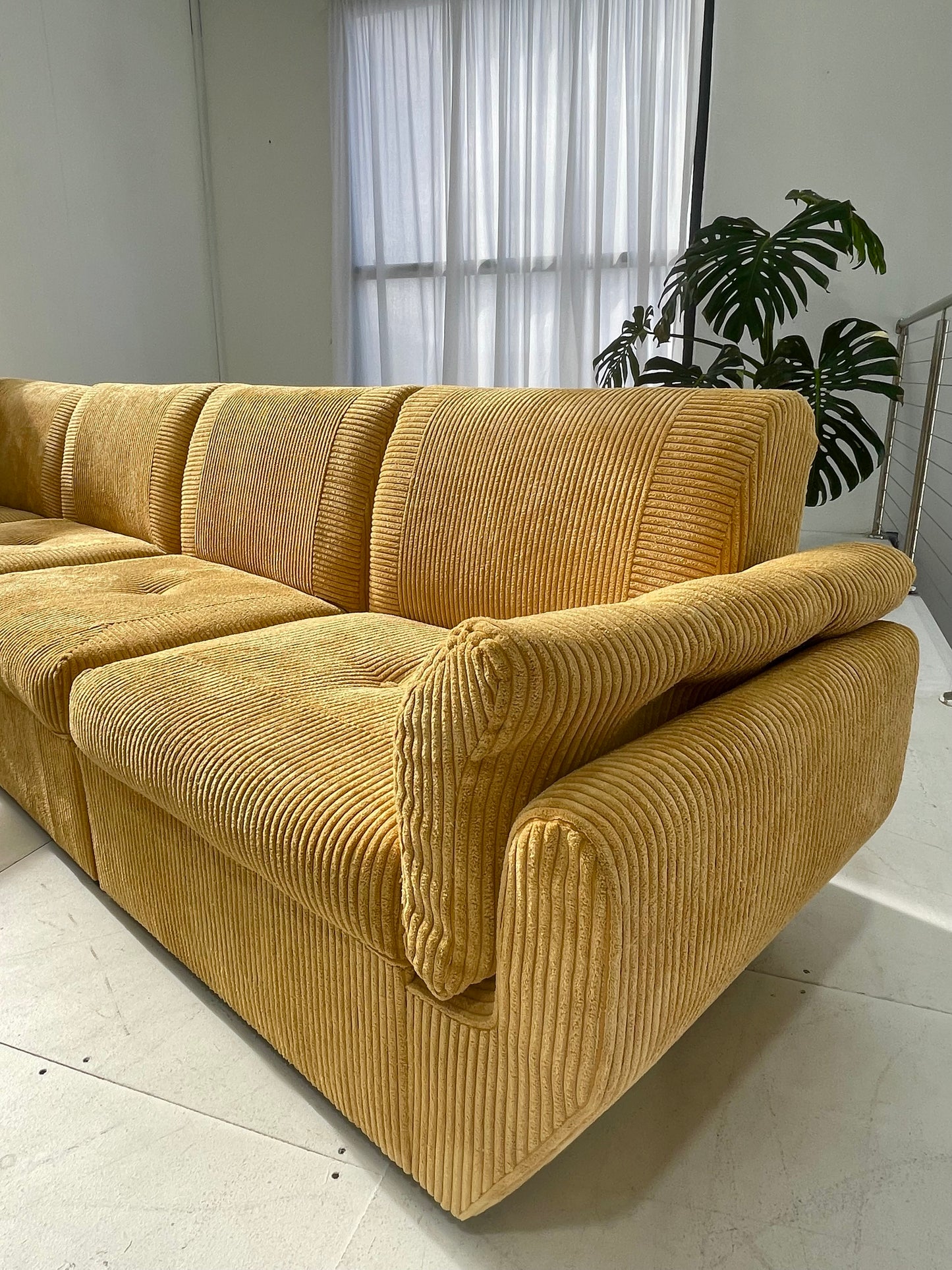 Bespoke Corduroy Modular Sofa