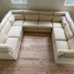 Large 10 Piece 1970's Modular Sofa - Recovered