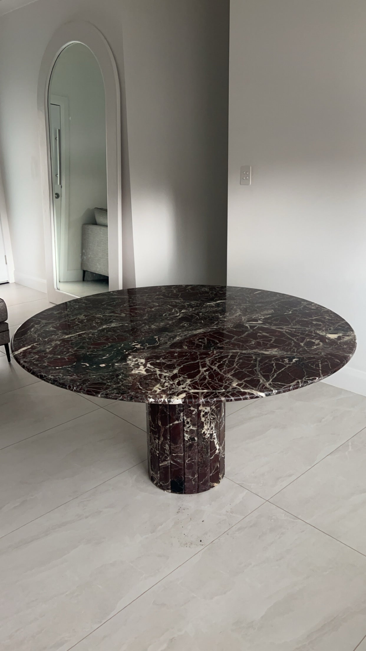 Italian Marble Dining Table