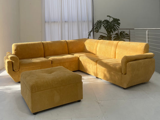 Bespoke Corduroy Modular Sofa