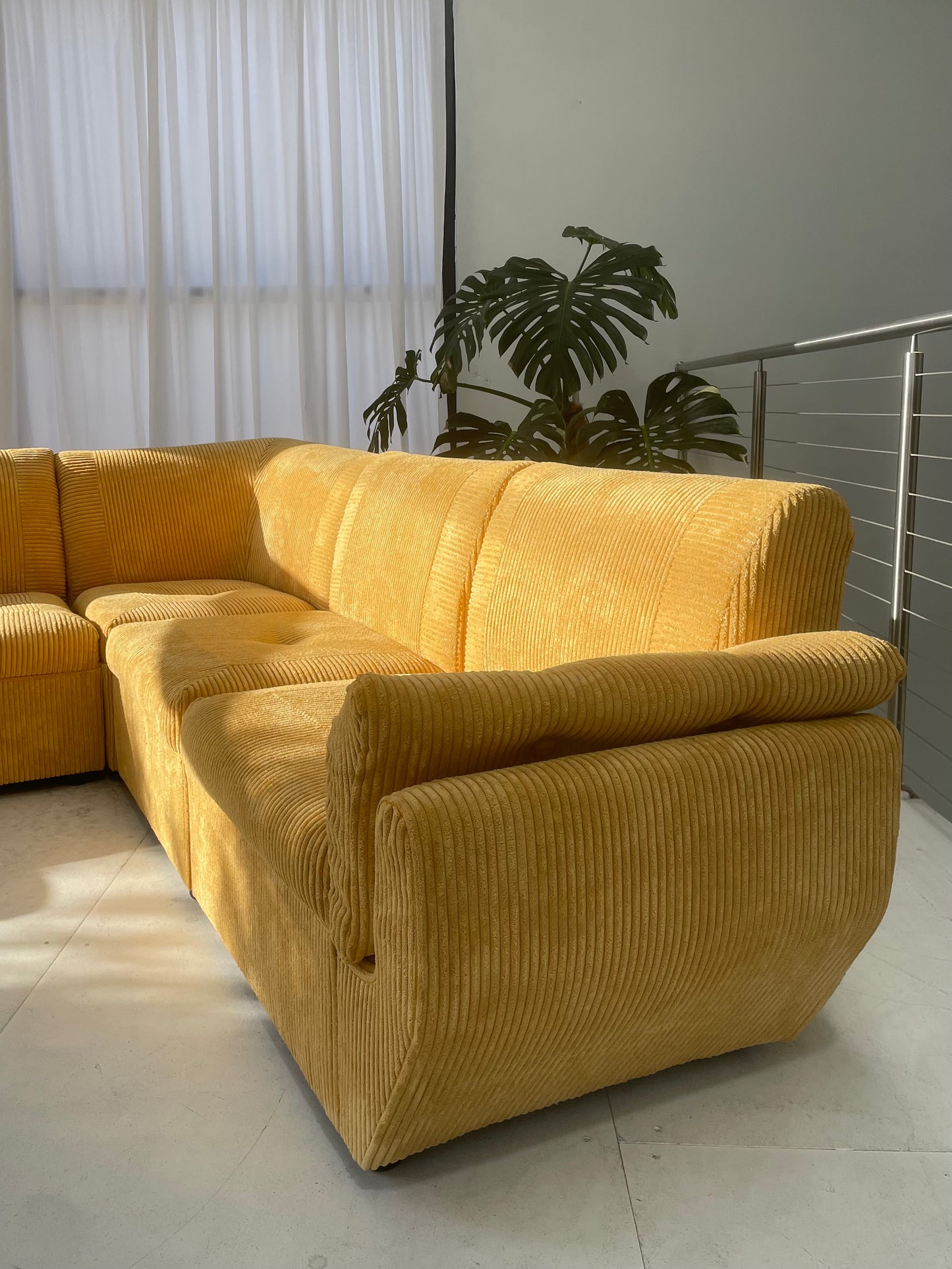 Bespoke Corduroy Modular Sofa