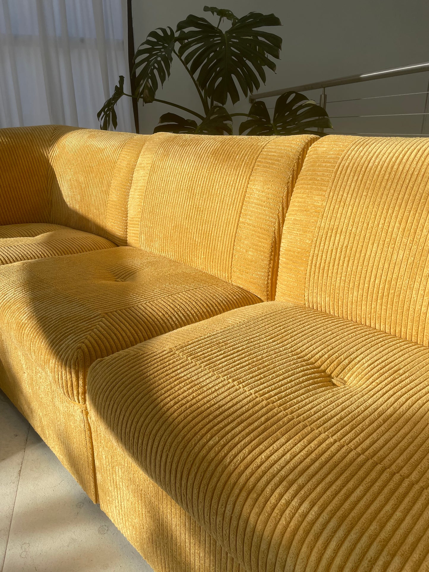 Bespoke Corduroy Modular Sofa