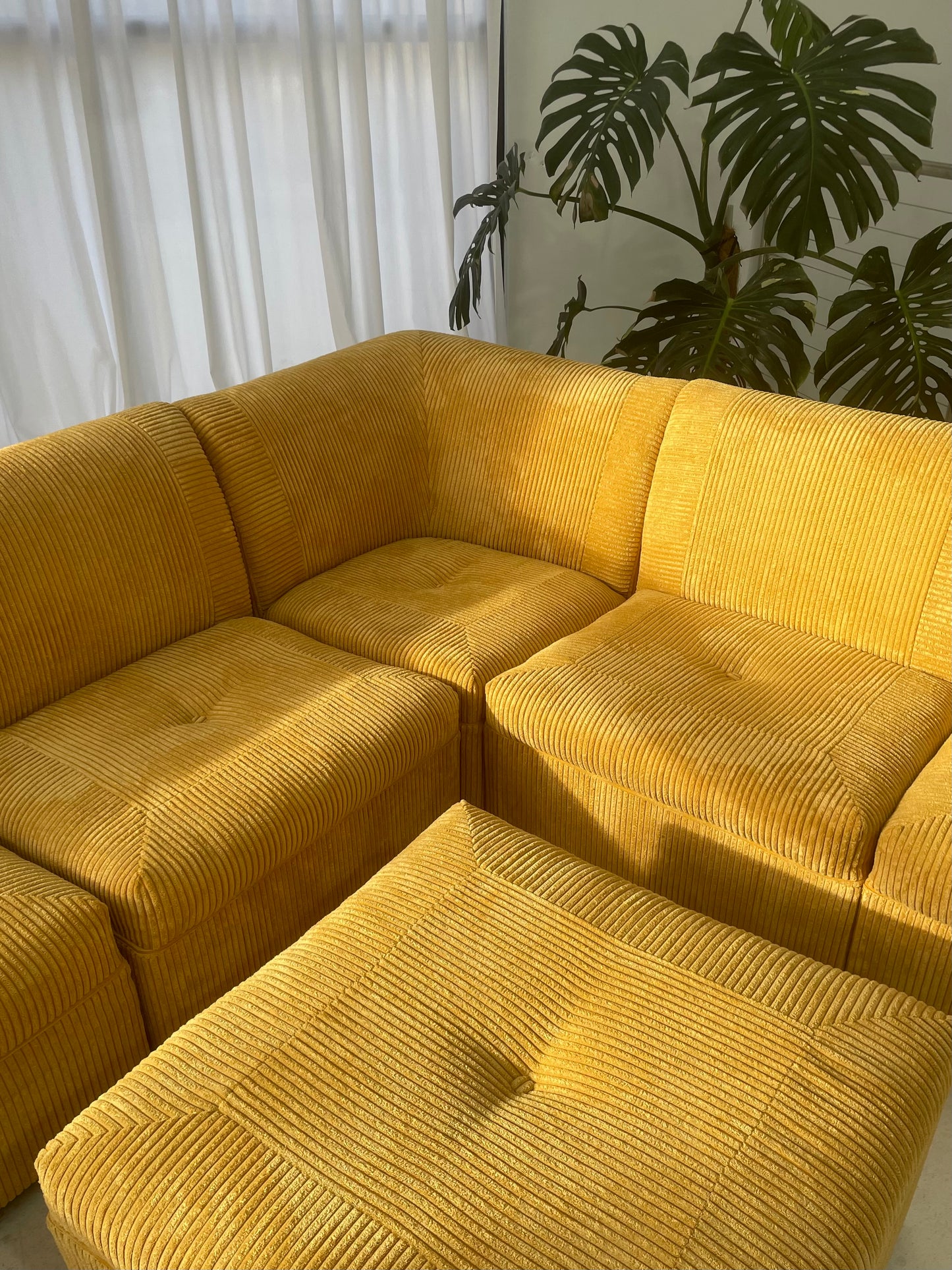 Bespoke Corduroy Modular Sofa