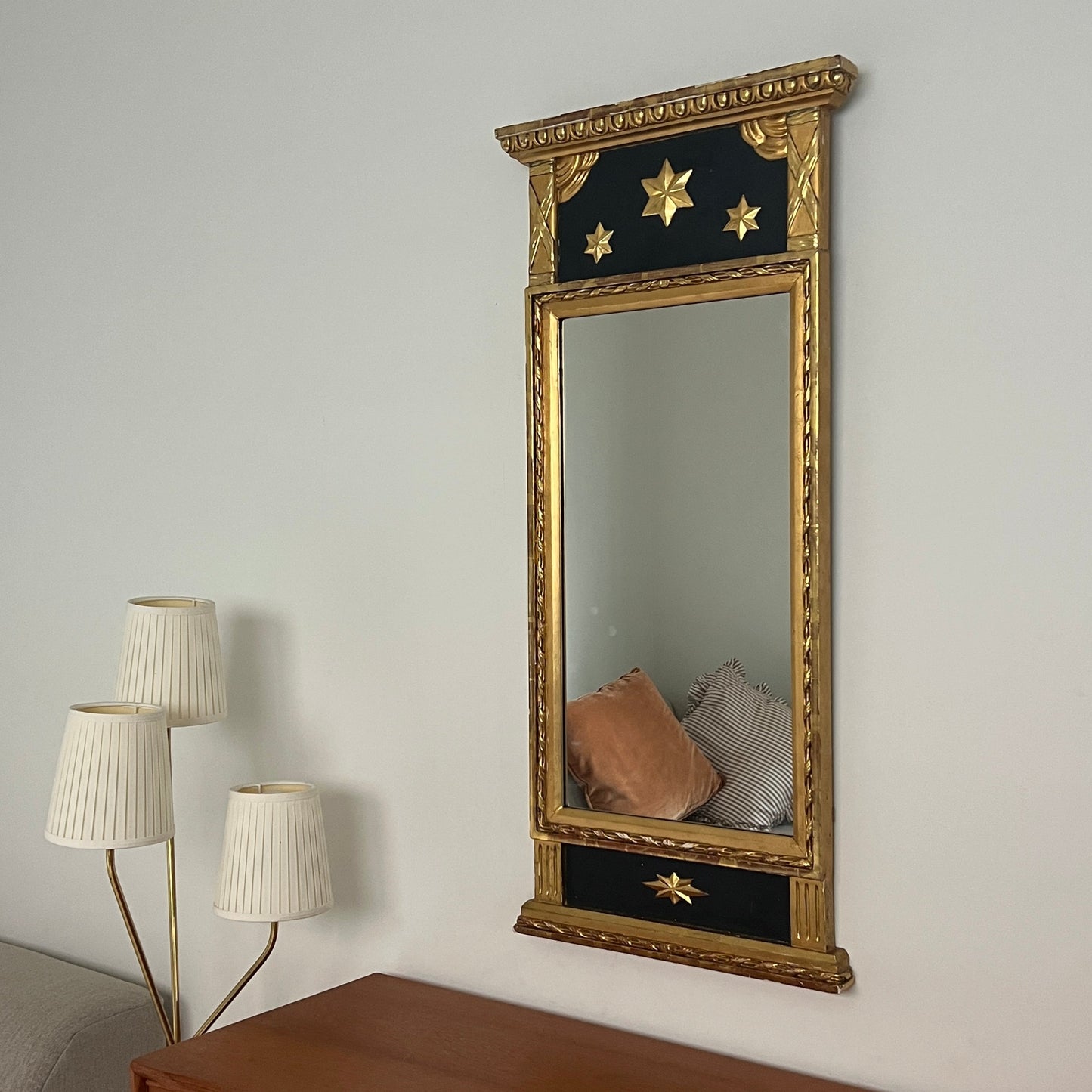 Large 1920s Mirror by Venesta, Latvia