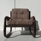 Brown Tubular Armchair - Two Available