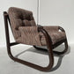 Brown Tubular Armchair - Two Available