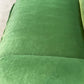 Green Velvet Retro Sofa - Four Seater