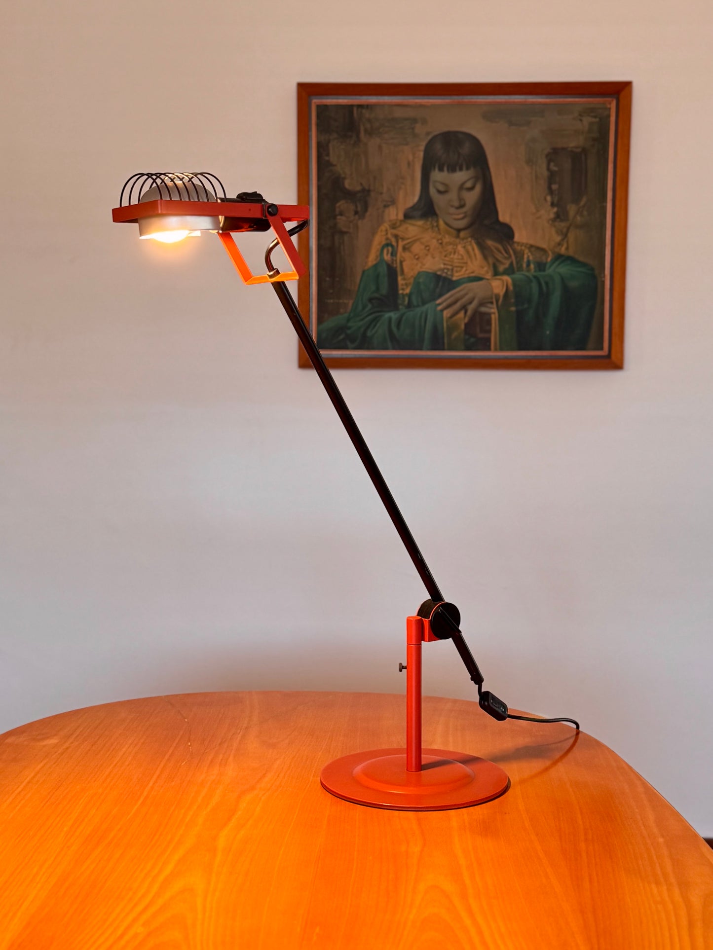 Original vintage 1970's Sintesi table lamp designed by Ernesto Gismondi for Artemide