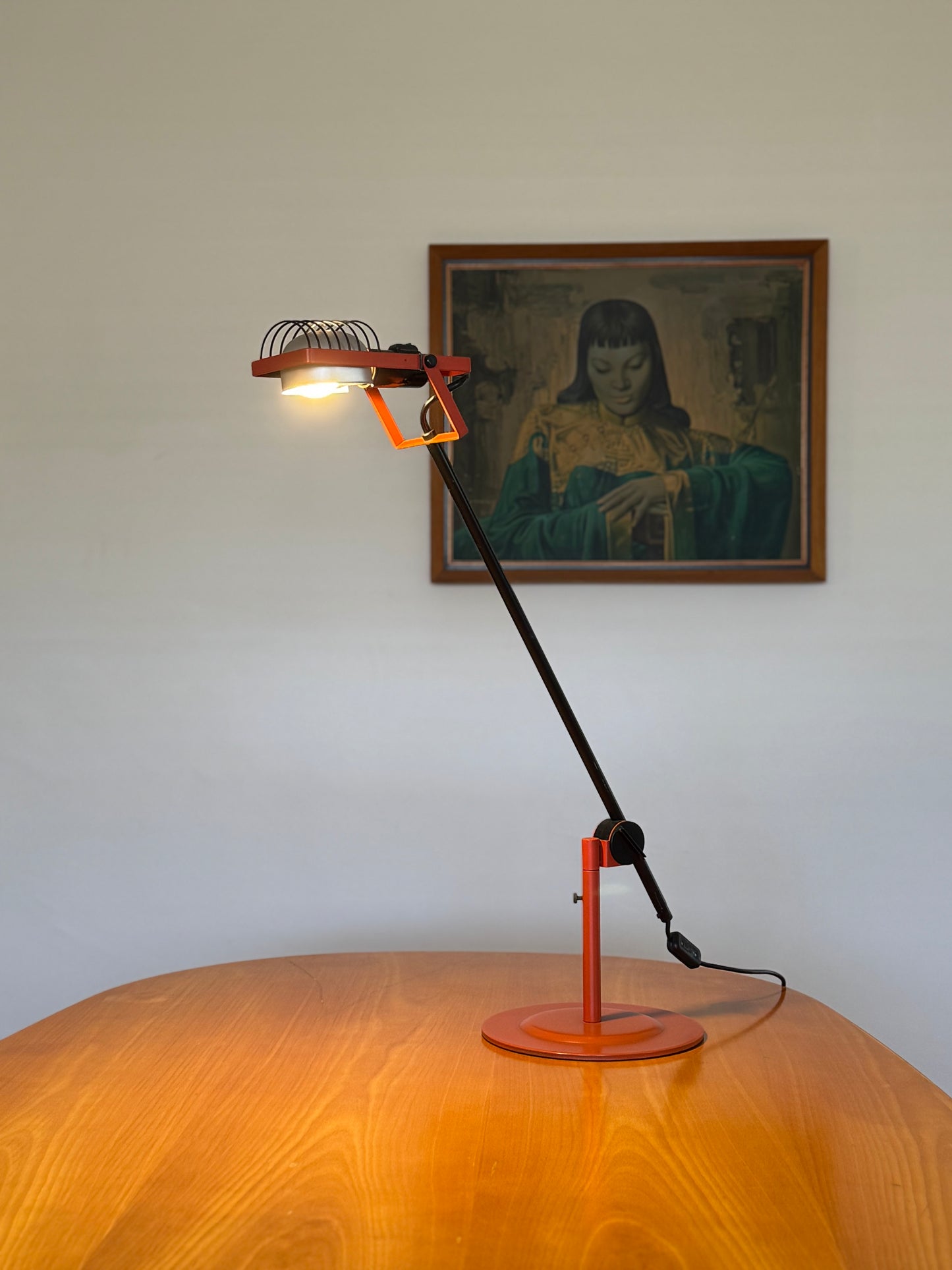 Original vintage 1970's Sintesi table lamp designed by Ernesto Gismondi for Artemide