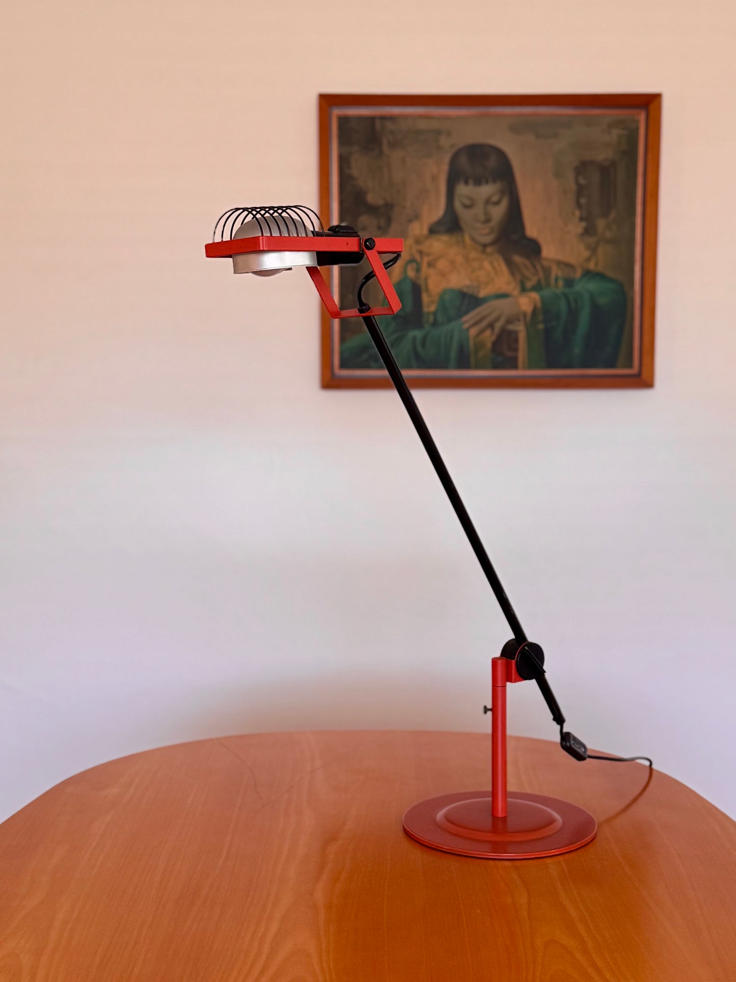 Original vintage 1970's Sintesi table lamp designed by Ernesto Gismondi for Artemide