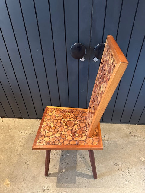 Set of Four Handcrafted Vintage Dining Chairs