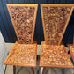 Set of Four Handcrafted Vintage Dining Chairs