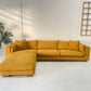 Mustard Jardan Sofa & Ottoman