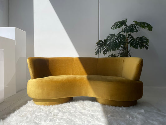 Three Seater Curved Sofa