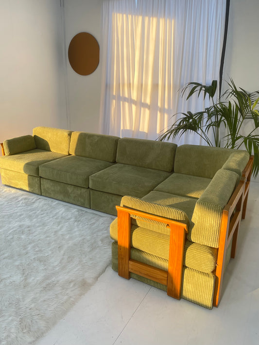 Vintage Corduroy Sofa