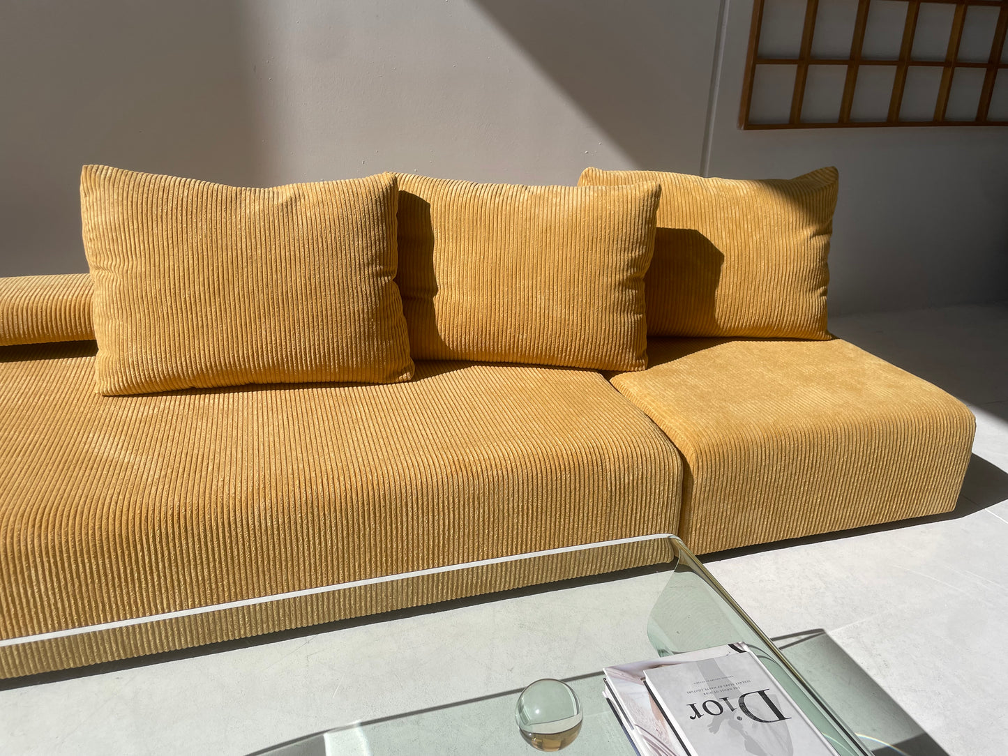 Bespoke Corduroy Modular Sofa