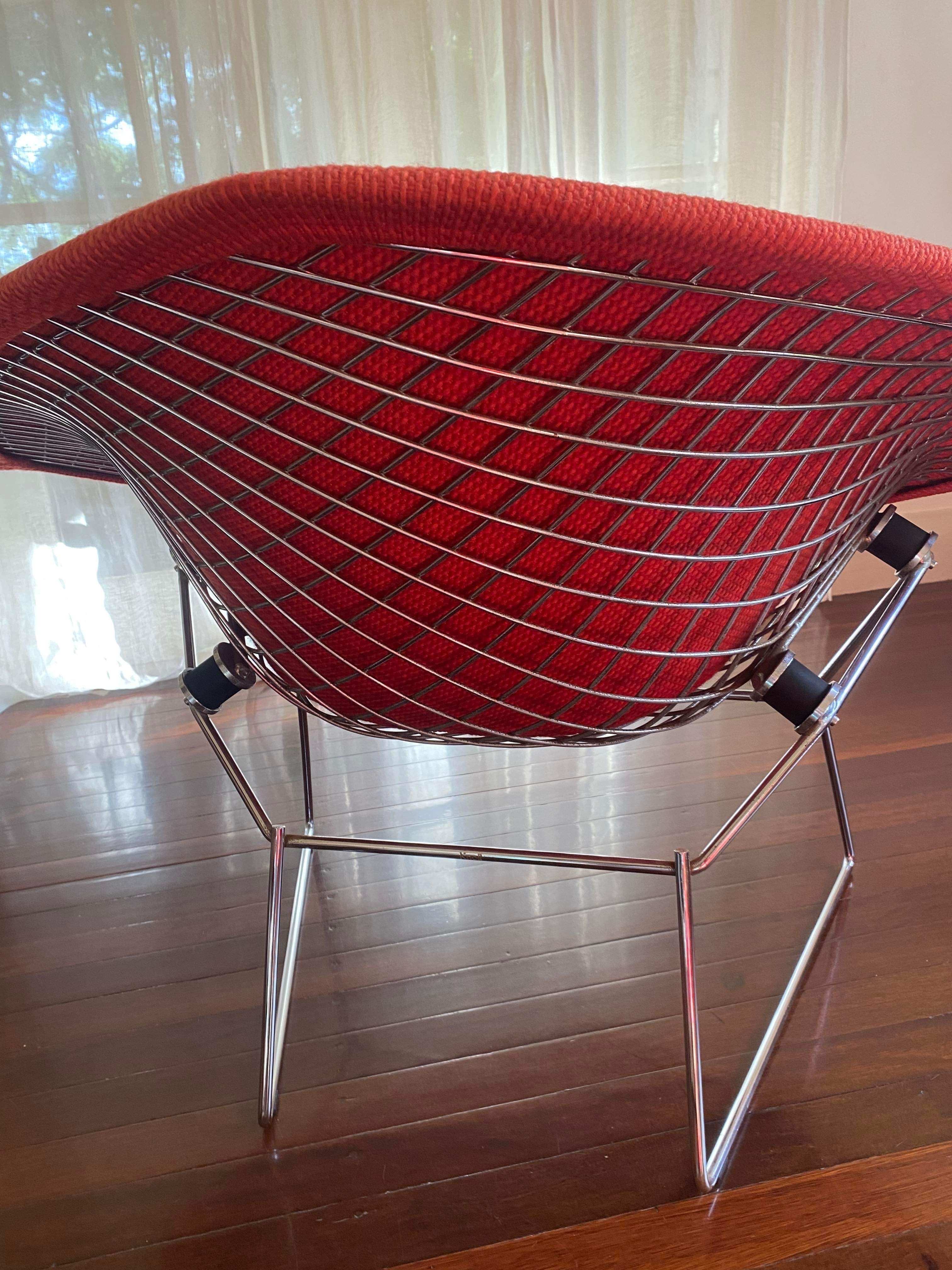 Bertoia large diamond discount chair