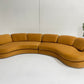 Curved Toffee Sofa