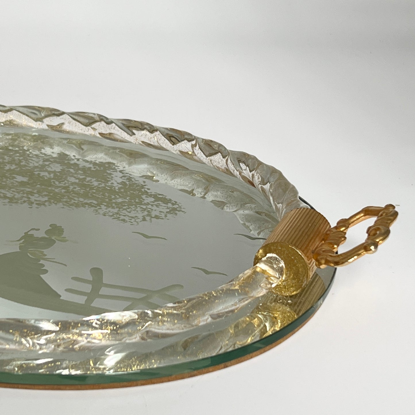 1950s Murano Glass Vanity Tray, Italy