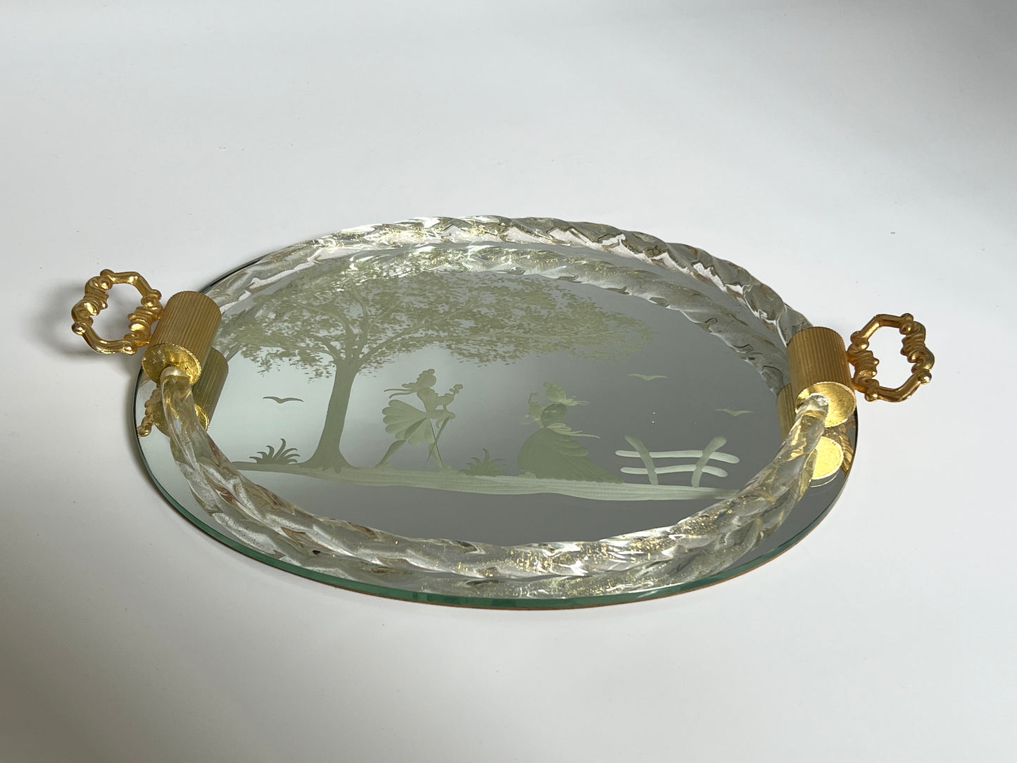 1950s Murano Glass Vanity Tray, Italy