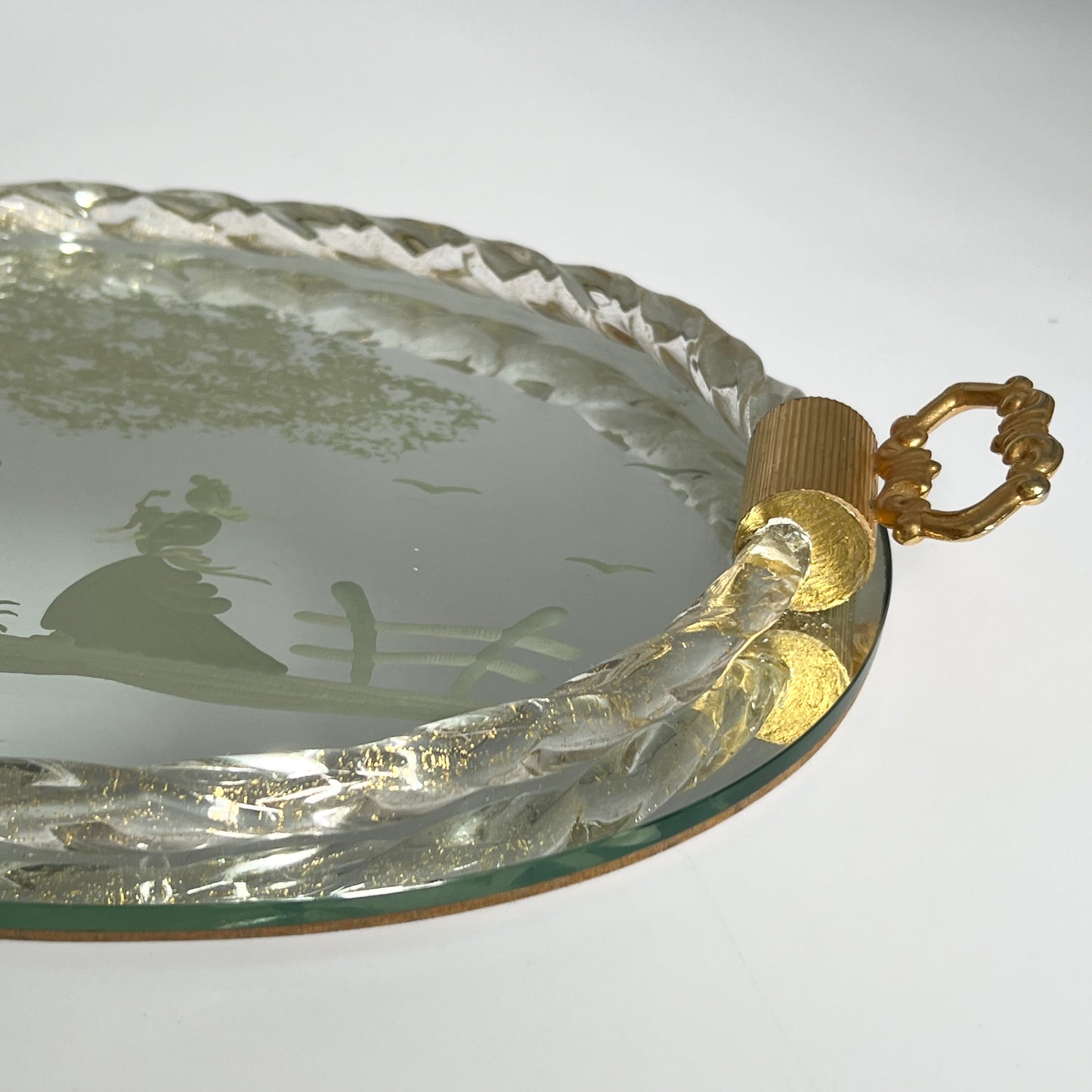 1950s Murano Glass Vanity Tray, Italy