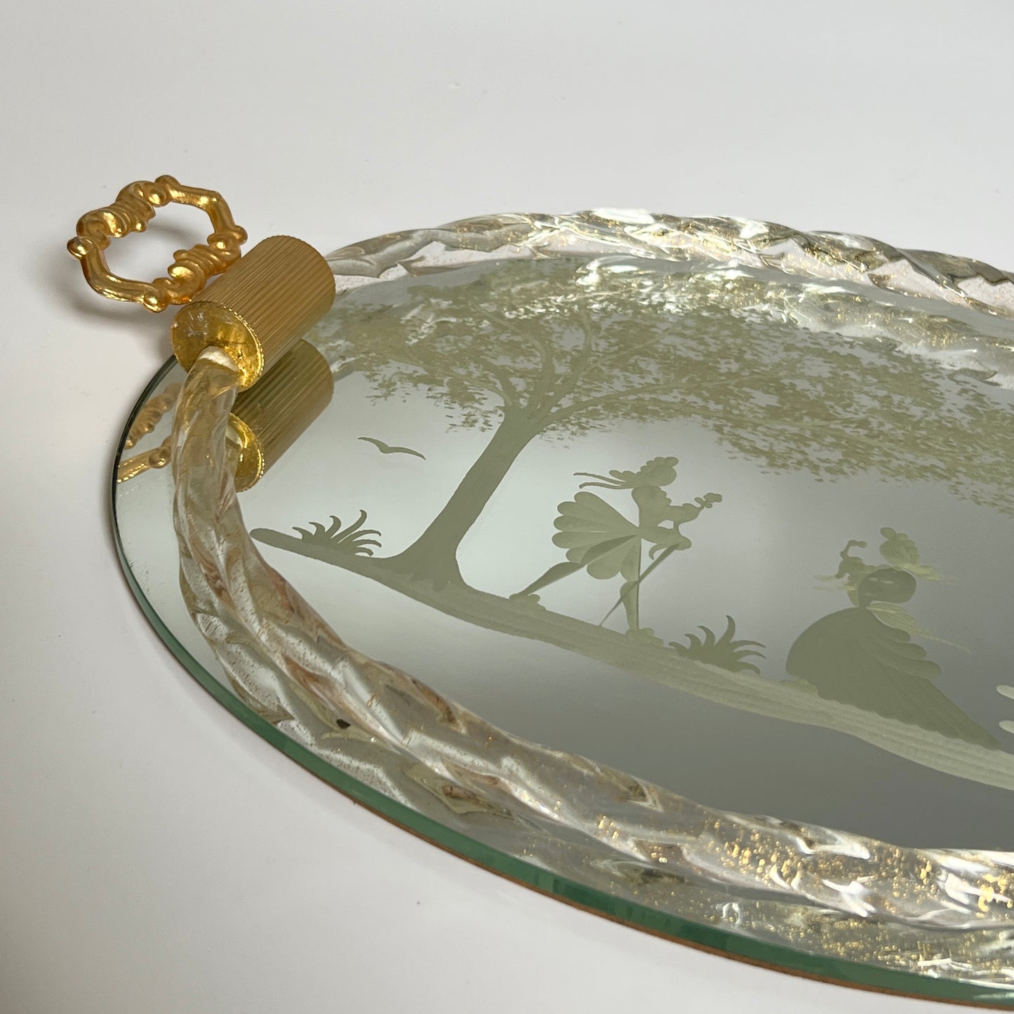 1950s Murano Glass Vanity Tray, Italy