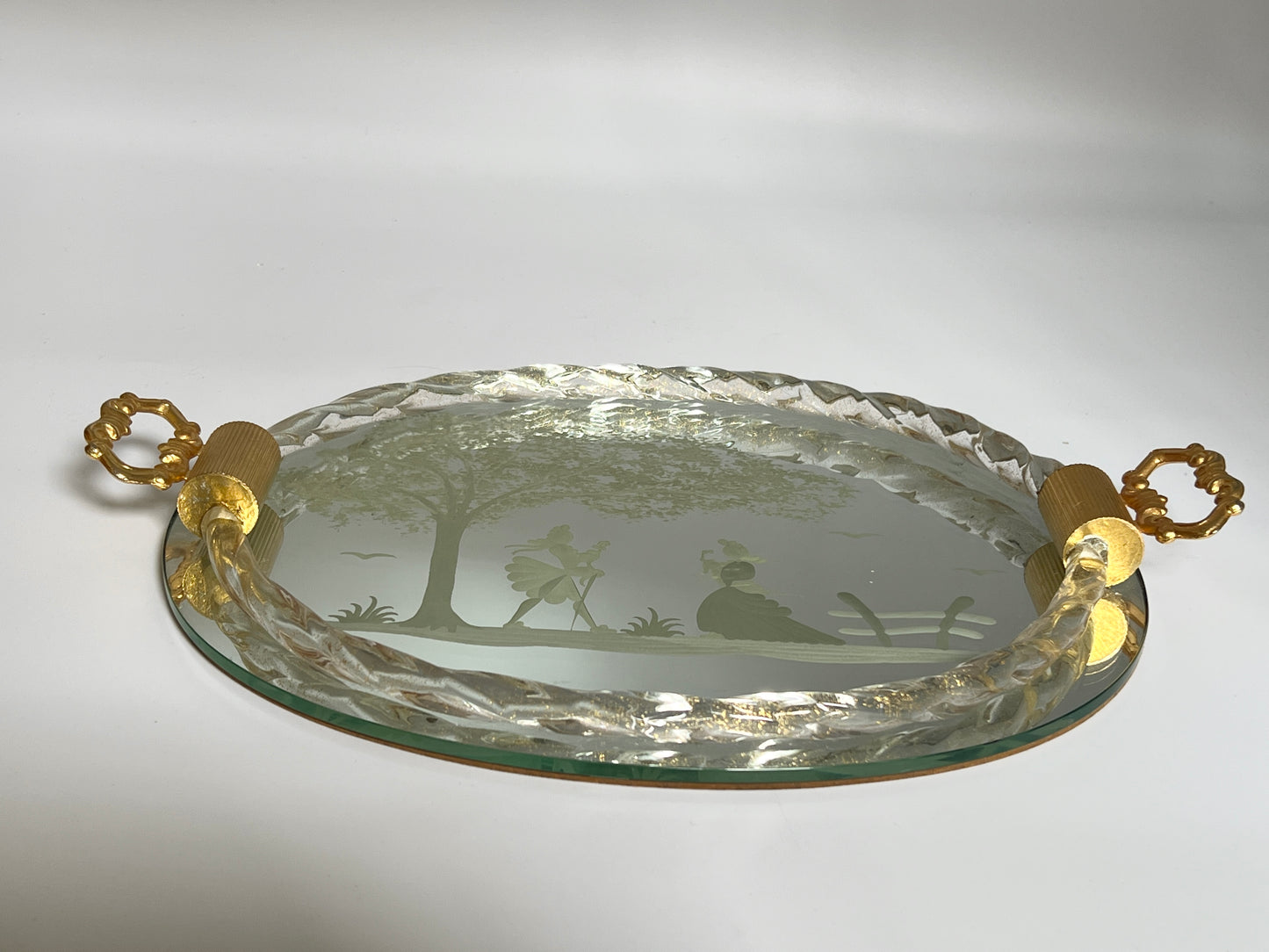 1950s Murano Glass Vanity Tray, Italy