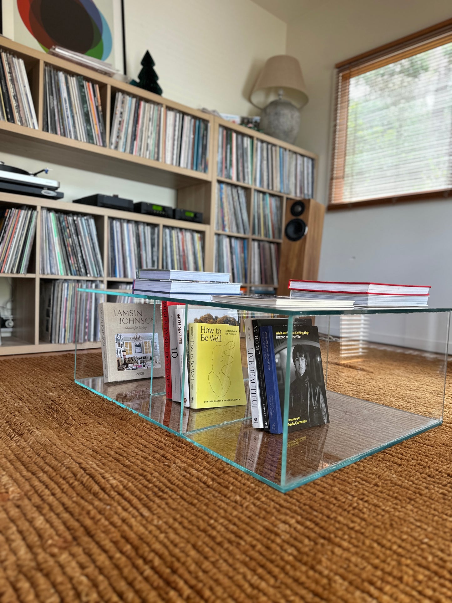 Low Glass Coffee Table