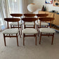 Set of Six Farstrup #210 Teak Dining Chairs