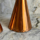 Set of Danish Copper Candle Holders, 1970s