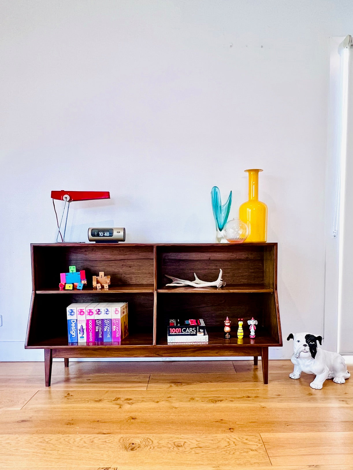 Walnut LP-Book case CABINET