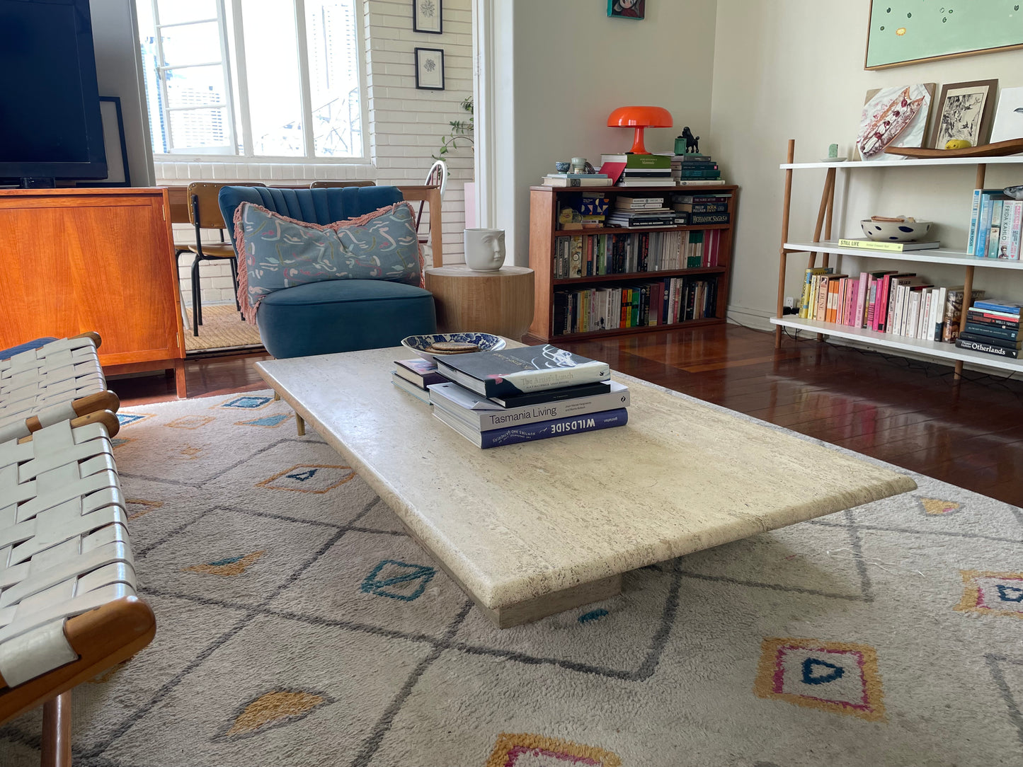 Vintage Travertine Coffee Table